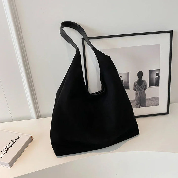 Abigail | Dames tote tas met suède en schouderbanden