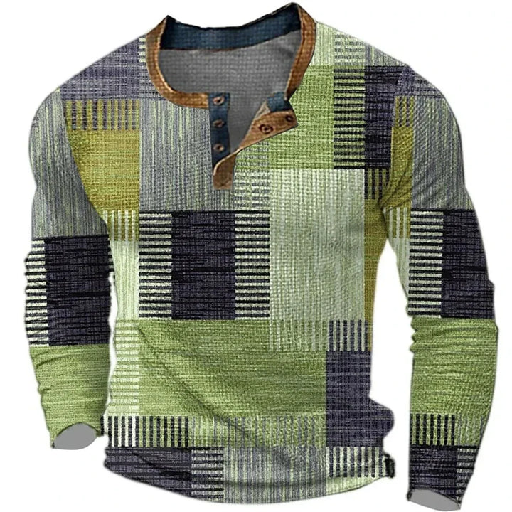Andrew | Multicolor Lange Mouwen Shirt