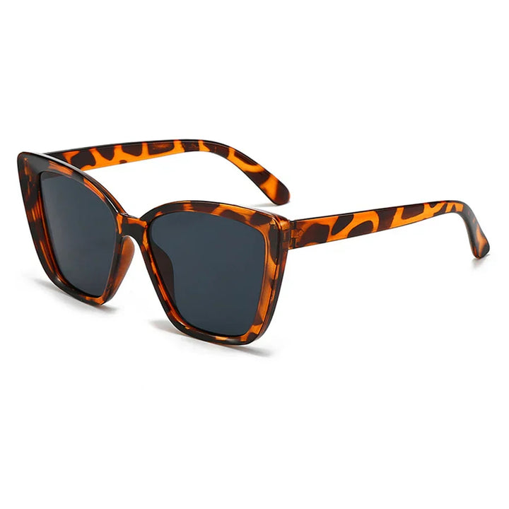 Everlee | Dames zonnebril met cat-eye brede glazen