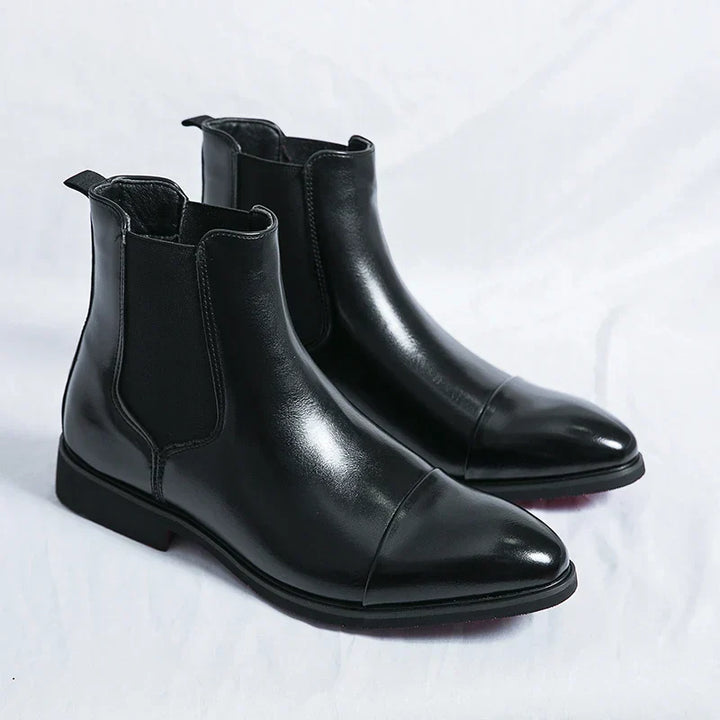 Belucio Leren Chelsea Boots