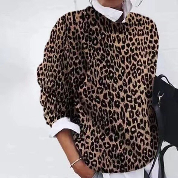 Dames Bloemenprint Pullover Trui