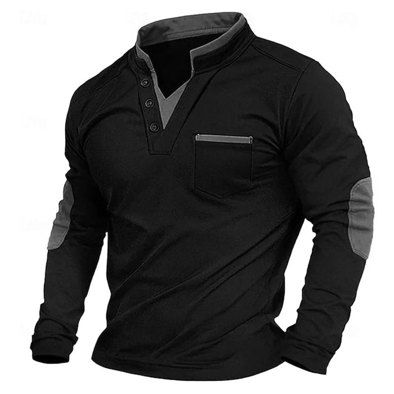 Ethan | Klassiek V-Hals Sweatshirt