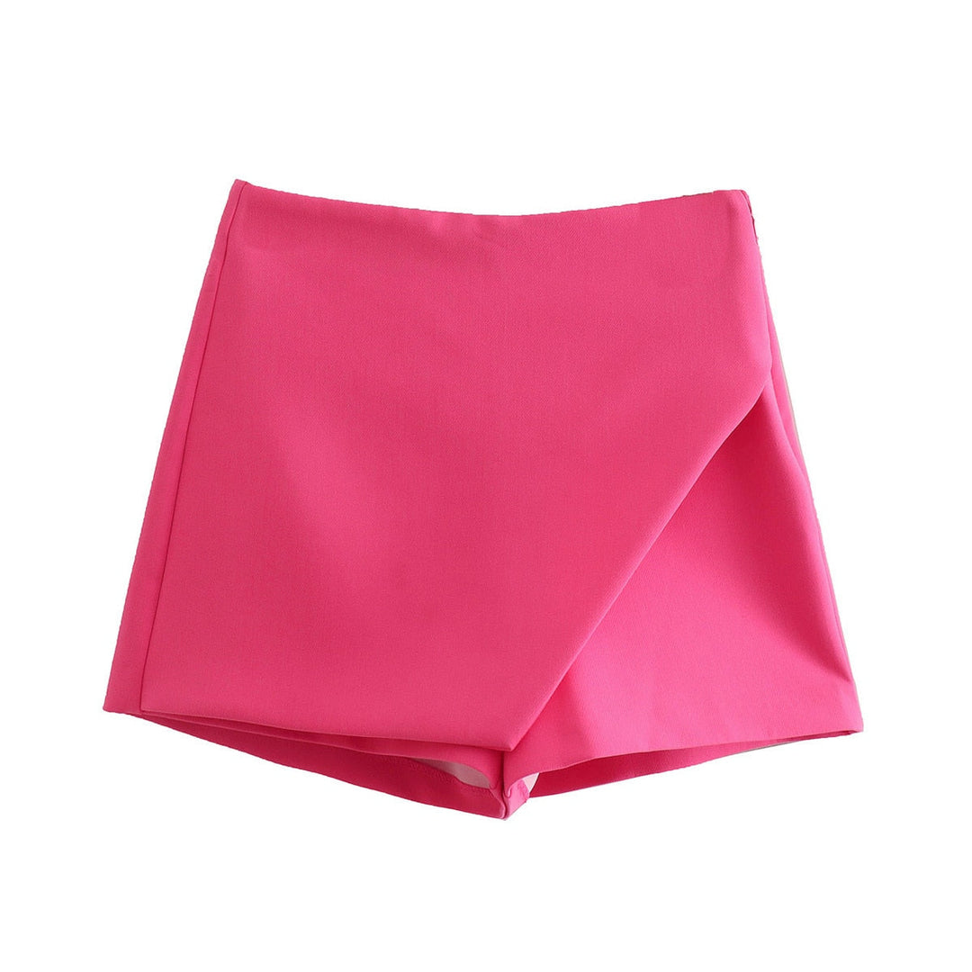 Rosalie | Dames skort with elastische taille en binnenbroekje