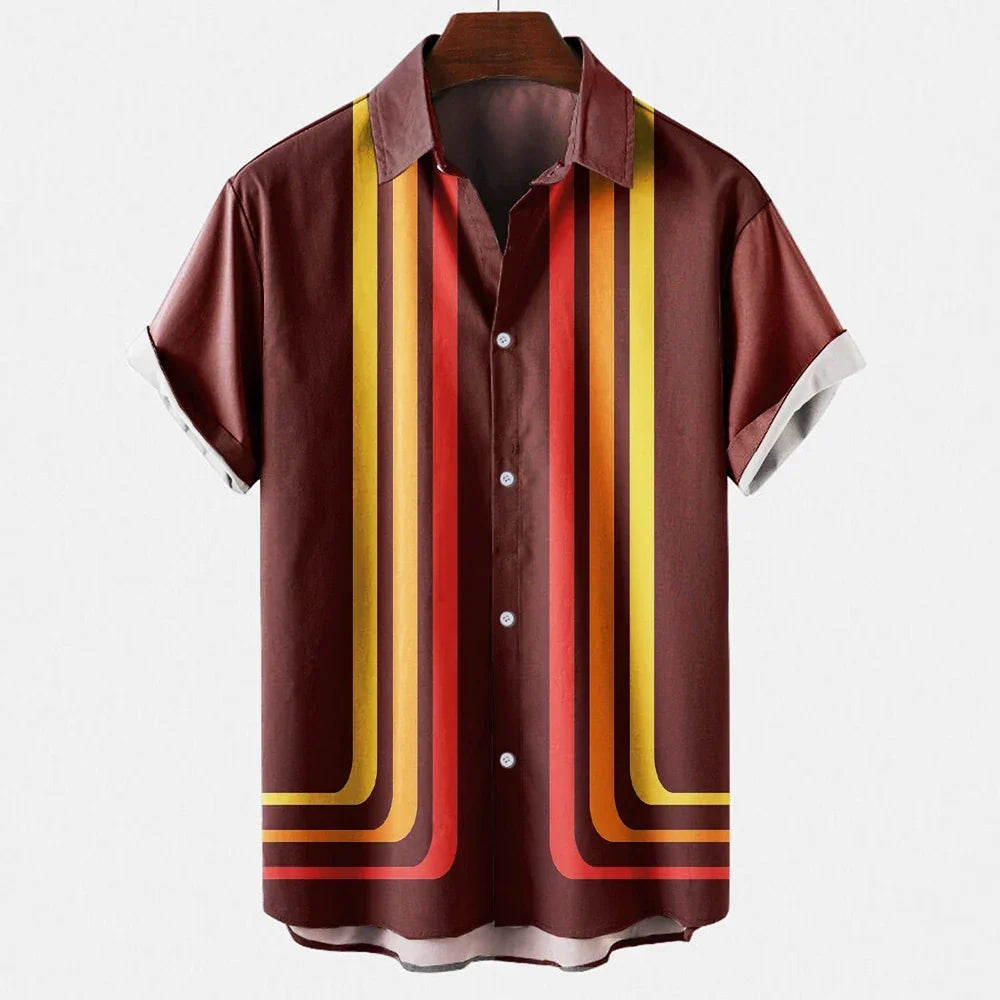 Matt Thompson Retro Strepen Shirt