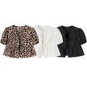 Maddy | Crop Top met Luipaardprint of effen