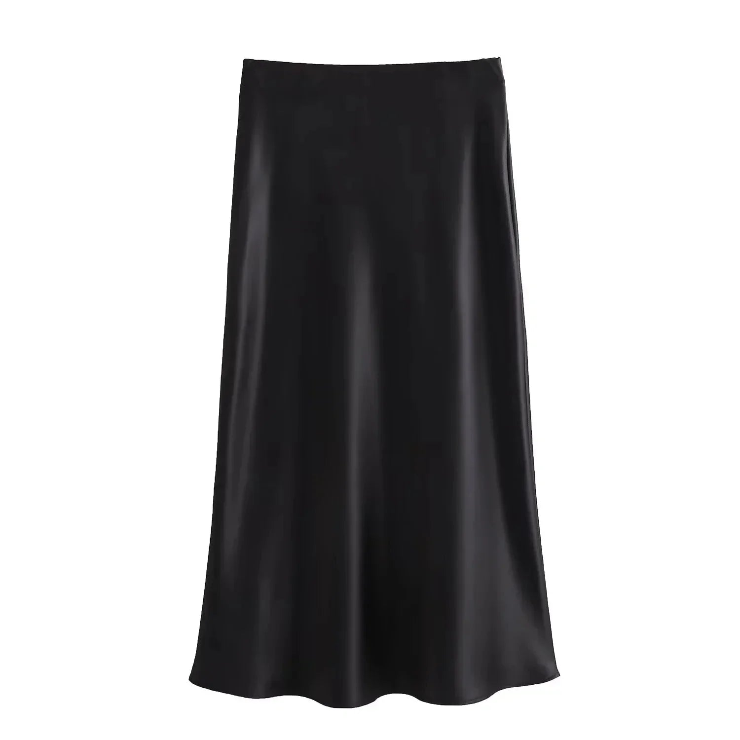 Adrianne | Maxi Rok Satijn Look met Subtiele Glans - Comfy & Luchtig