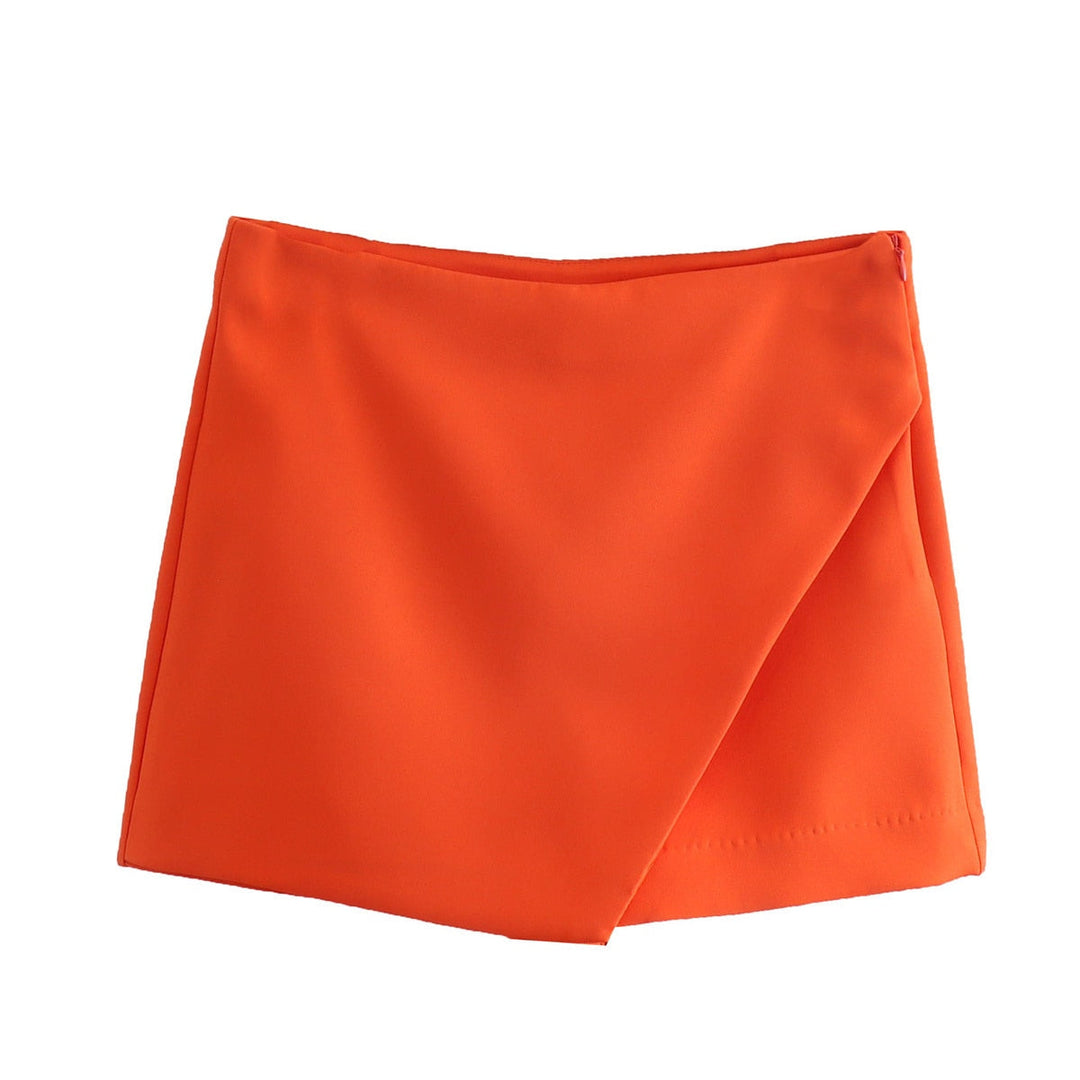 Rosalie | Dames skort with elastische taille en binnenbroekje