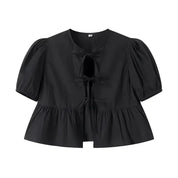 Maddy | Crop Top met Luipaardprint of effen