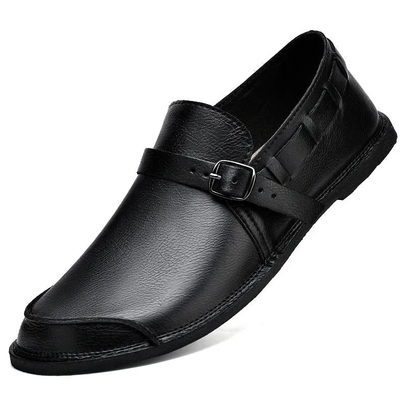 Lorenzo Vitale Gespschoenen van Leer