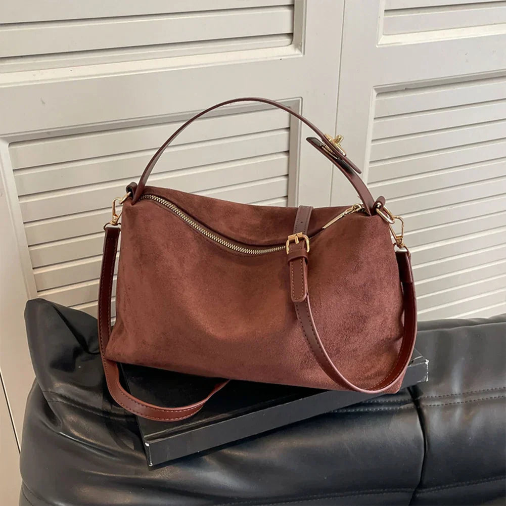 Noel | Luxe Suede Handtas