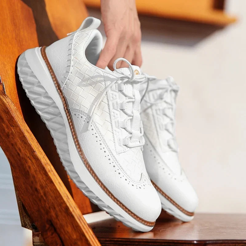 Lancaster Wingtip Leren Sneakers