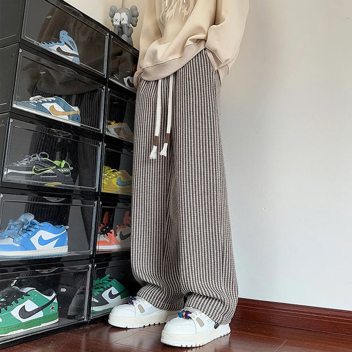 Sutton Herringbone Brede-Pantalon