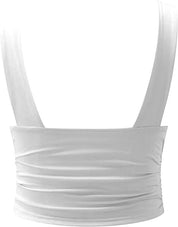 Samantha | Dames Top - Elegante Ruches, Hoogwaardige Stretchstof