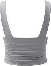 Samantha | Dames Top - Elegante Ruches, Hoogwaardige Stretchstof