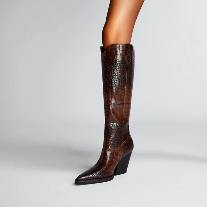 Westlyn Croc Leren Laarzen
