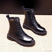 Isabel | Leren Winterlaarzen Dames - Warme Voering met Antislip