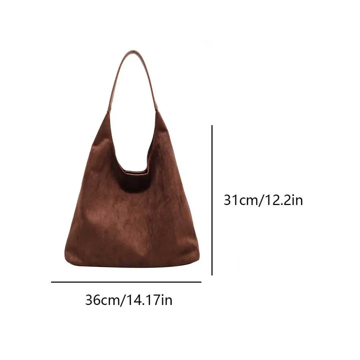 Abigail | Dames tote tas met suède en schouderbanden