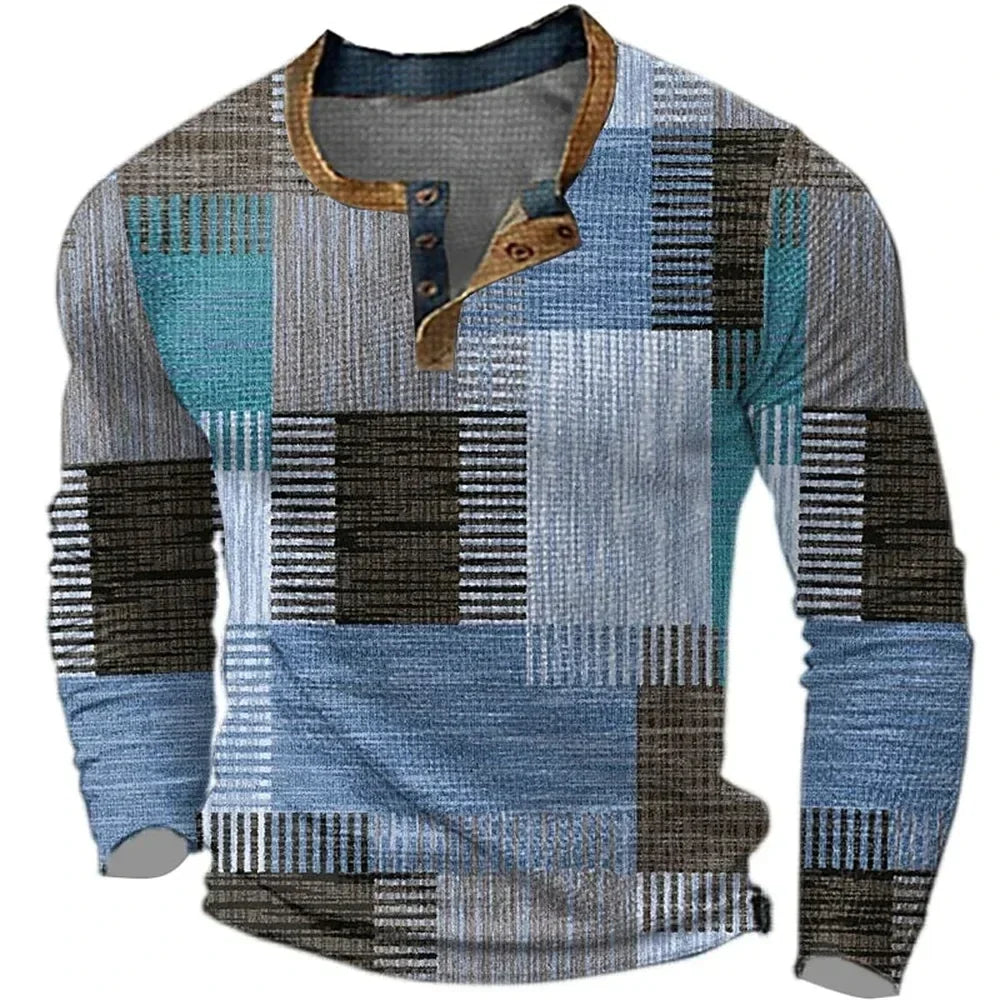 Andrew | Multicolor Lange Mouwen Shirt