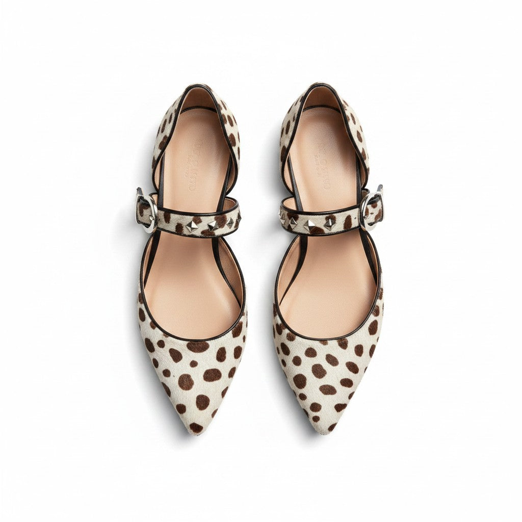 Mary-Jane | Leopard Print Sandalen met Enkelbandje - Comfy, Casual en Trending