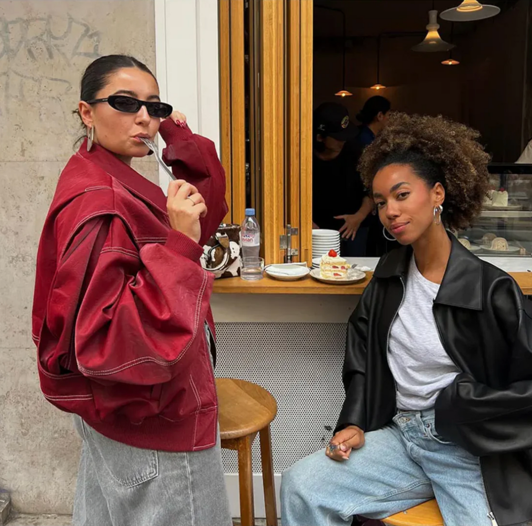 Nia | Dames Jas met Oversized Pasvorm en Ritssluiting