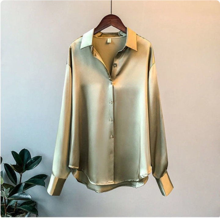 Penelope | Dames Blouse met Knoopsluiting en Lange Mouwen