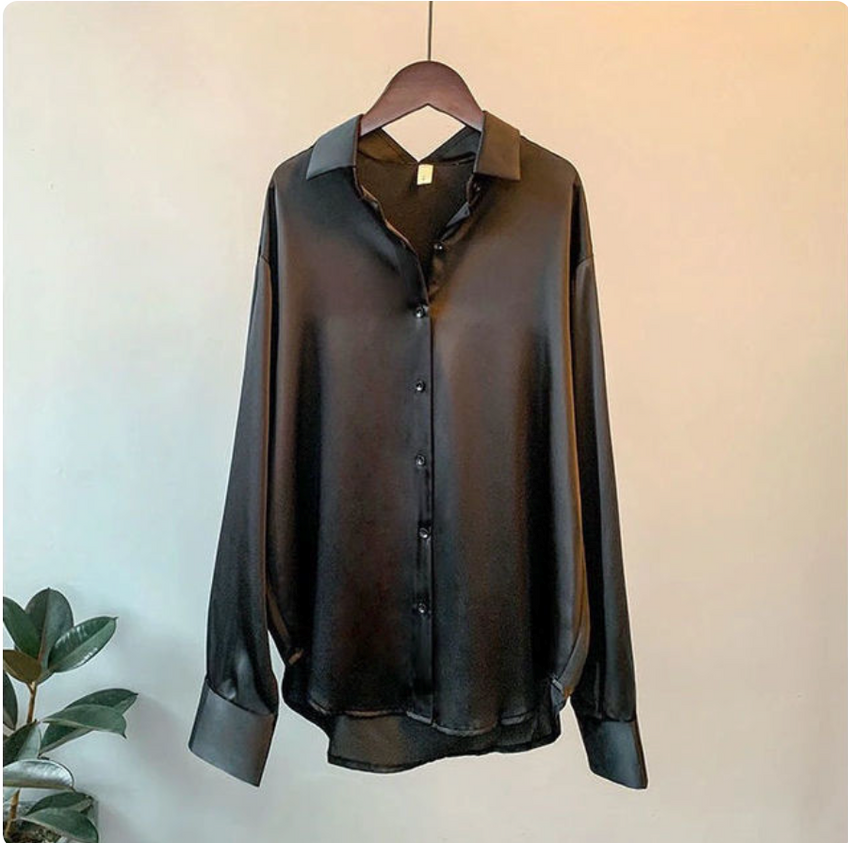 Penelope | Dames Blouse met Knoopsluiting en Lange Mouwen