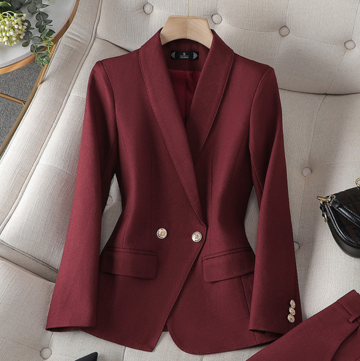 Alessandra | Dames blazer set met blazer en broek