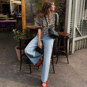 Zara | Top Met Luipaard Print
