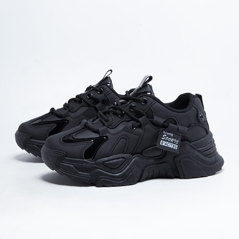 Julietta | Dames sneakers met veters profielzool