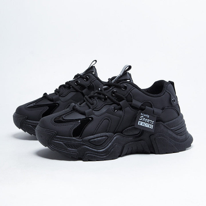 Julietta | Dames sneakers met veters profielzool