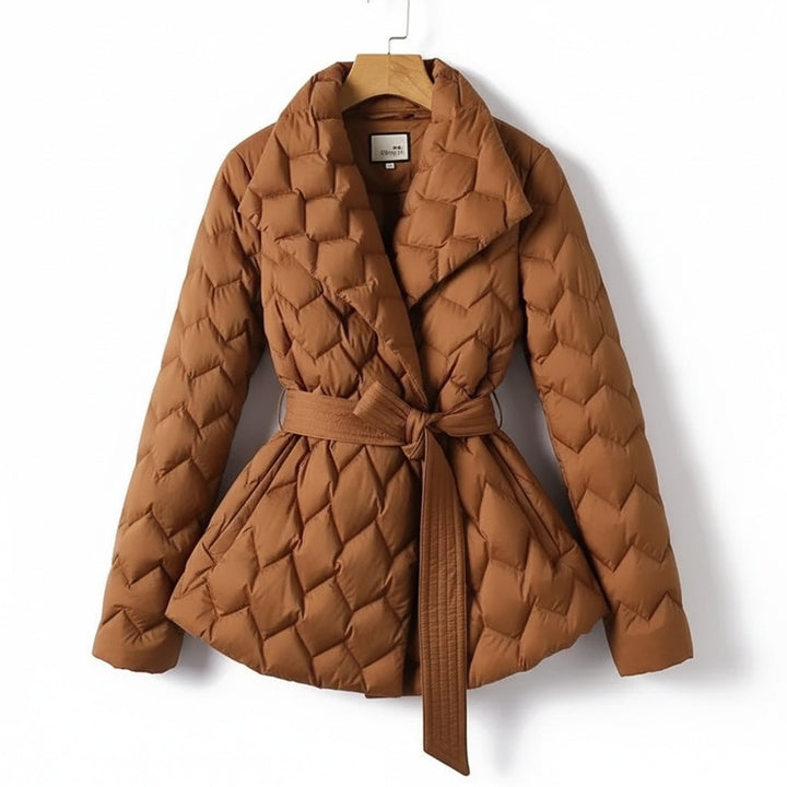 Sienna Gevoerde Wrap Jas