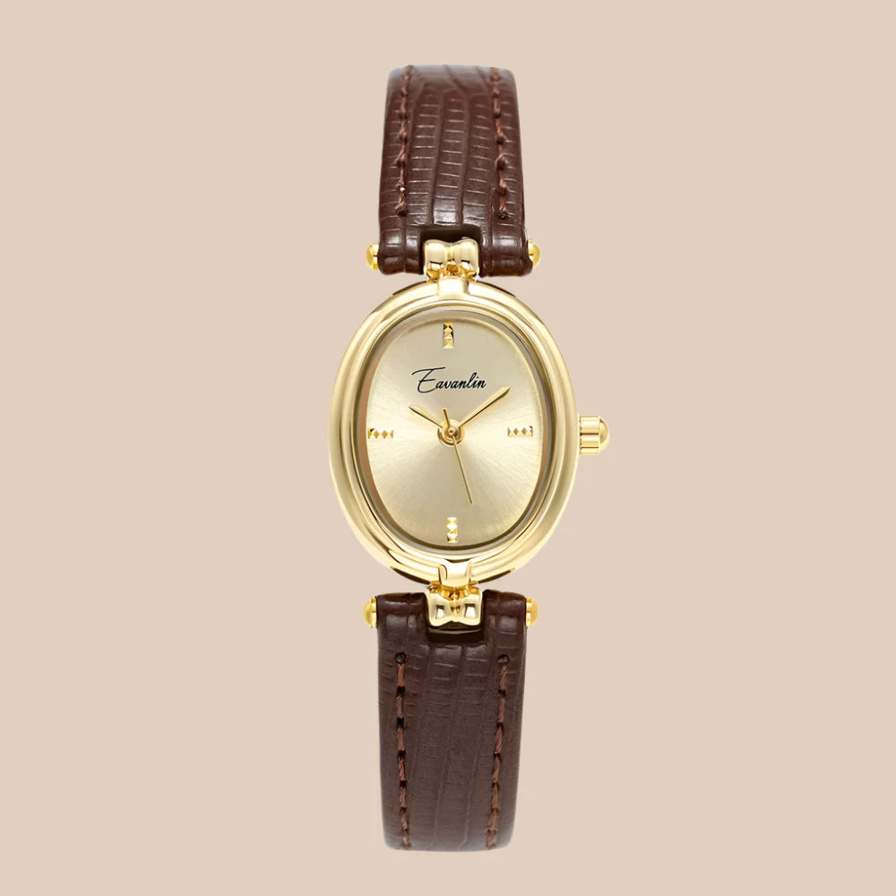 Sienna | Dames Horloge Goud - Gouden Wijzerplaat, Elegant en Tijdloos