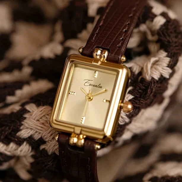 Sienna | Dames Horloge Goud - Gouden Wijzerplaat, Elegant en Tijdloos