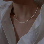 Sonia | Minimalistische Kettingset - 925 Sterling Zilver, Delicaat en Trendy
