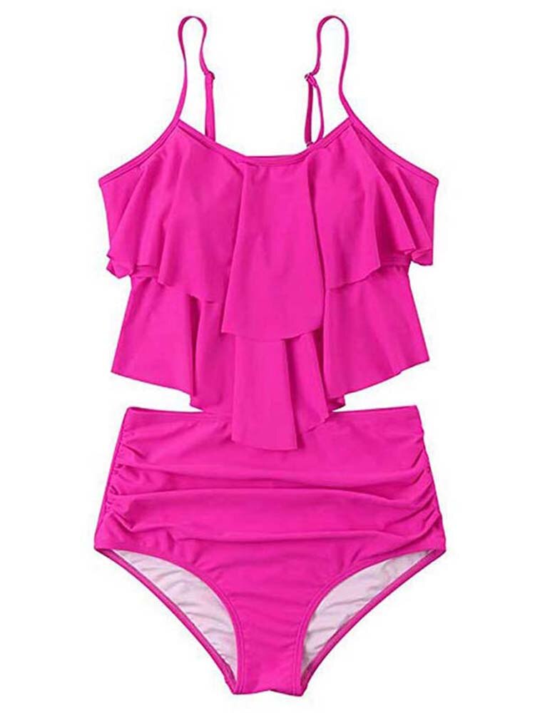 Lunora | High Waist Bikini Set - Hoogwaardig Zwemmateriaal, Elegant Ontwerp