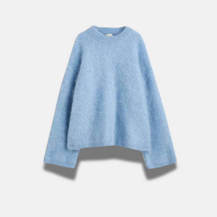 Olive | Dames trui with off-shoulder lange mouwen