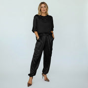 Solei | Stijlvolle Satijnen Set - Tweedelig, Comfortabel met Elegante Pasvorm