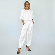 Solei | Stijlvolle Satijnen Set - Tweedelig, Comfortabel met Elegante Pasvorm