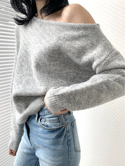 Jivani |  Asymmetrische Dames Trui - Comfy, Casual