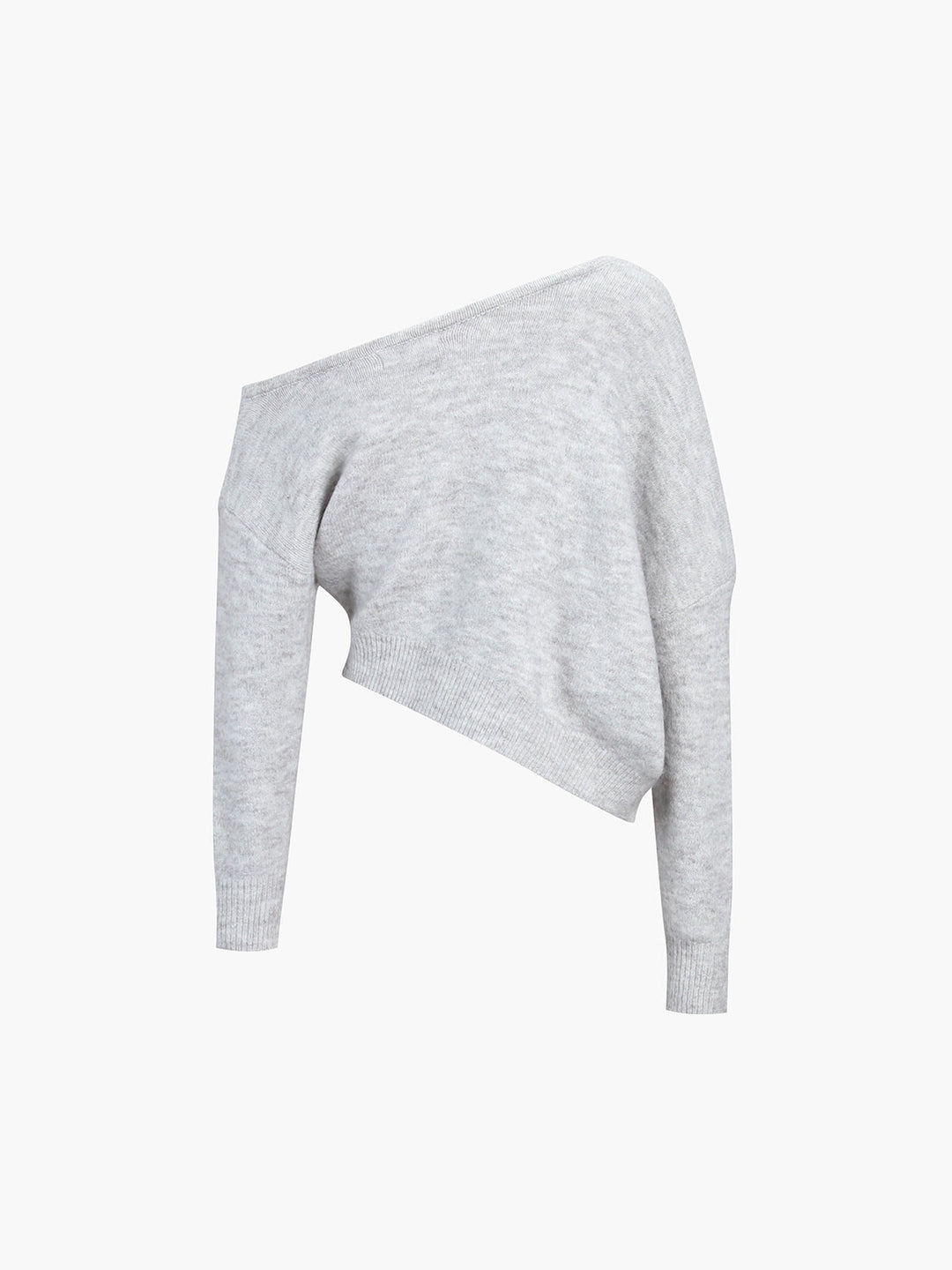 Jazlyn |  Dames trui met asymmetrisch schouderdetail