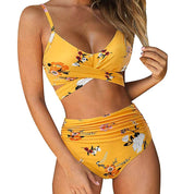 Lizzy | Dames High Waisted Bikini - Comfortabel met Stijlvol Bloemenmotief