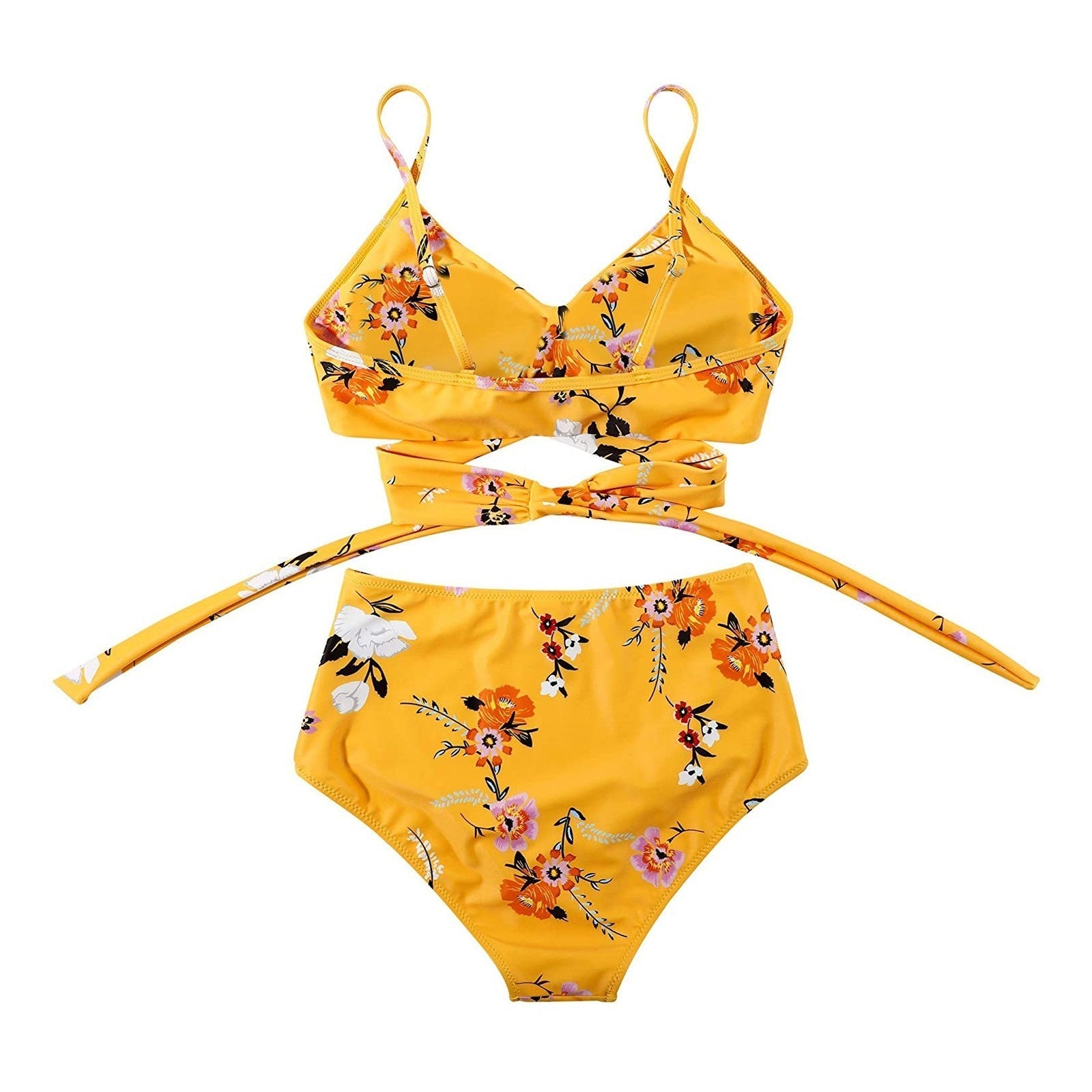 Lizzy | Dames High Waisted Bikini - Comfortabel met Stijlvol Bloemenmotief