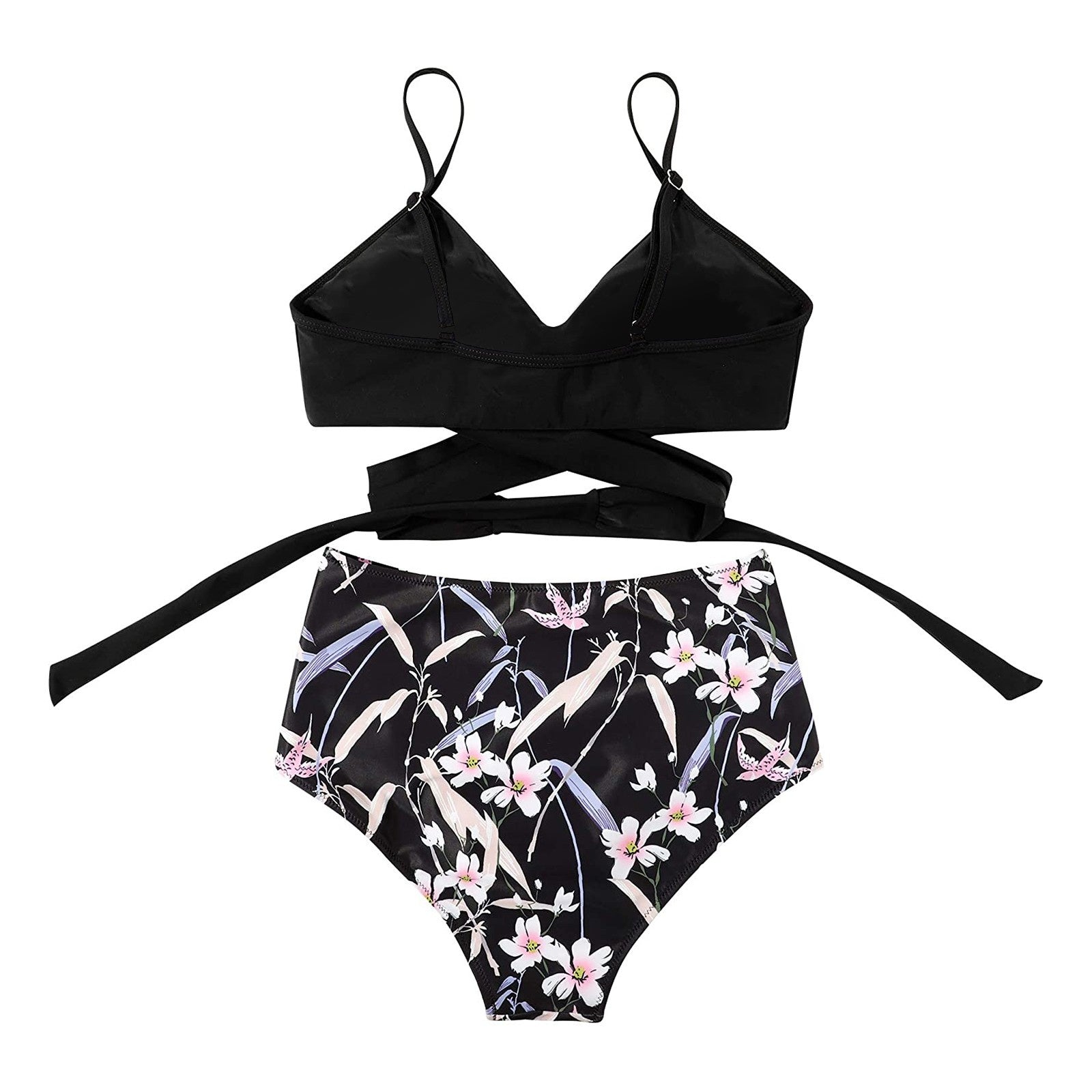 Lizzy | Dames High Waisted Bikini - Comfortabel met Stijlvol Bloemenmotief