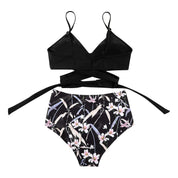 Lizzy | Dames High Waisted Bikini - Comfortabel met Stijlvol Bloemenmotief
