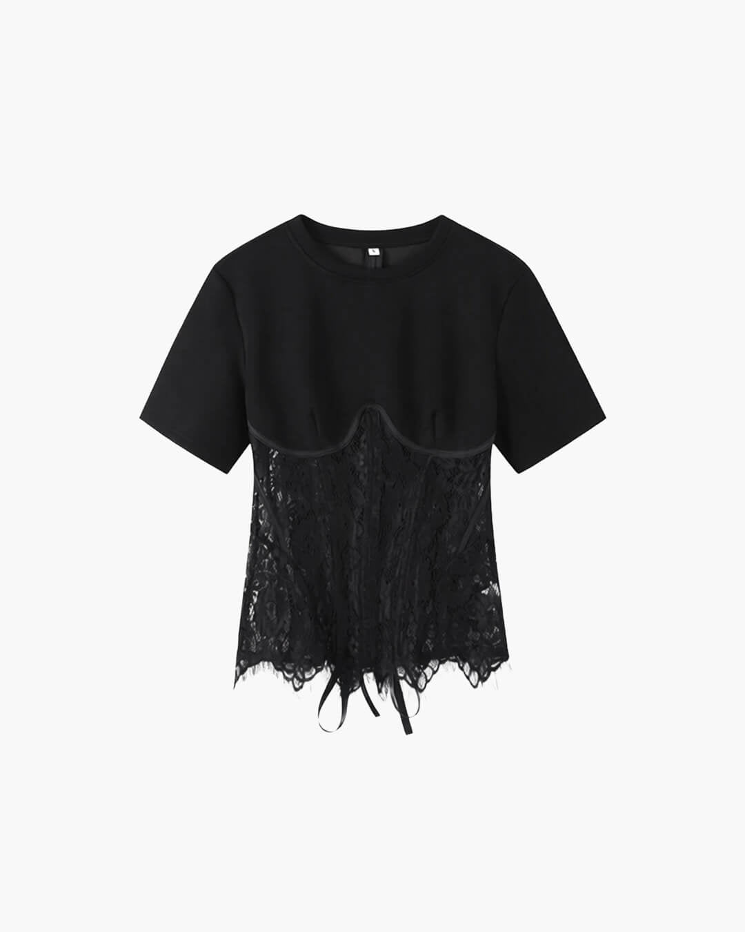 Sophie | Dames Korset Top - Luxe Kant met Tailleband