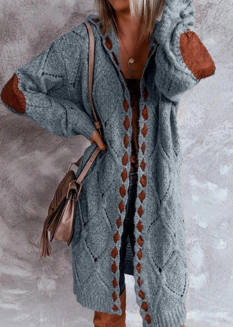 Gwen | Luchtig Lang Vest met Capuchon - Zacht en Comfortabel, Trendy Design