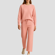 Sallie | Zachte Loungewear Set Dames - Tweedelig, Gebreide Stof, Comfy en Casual