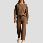 Sallie | Zachte Loungewear Set Dames - Tweedelig, Gebreide Stof, Comfy en Casual