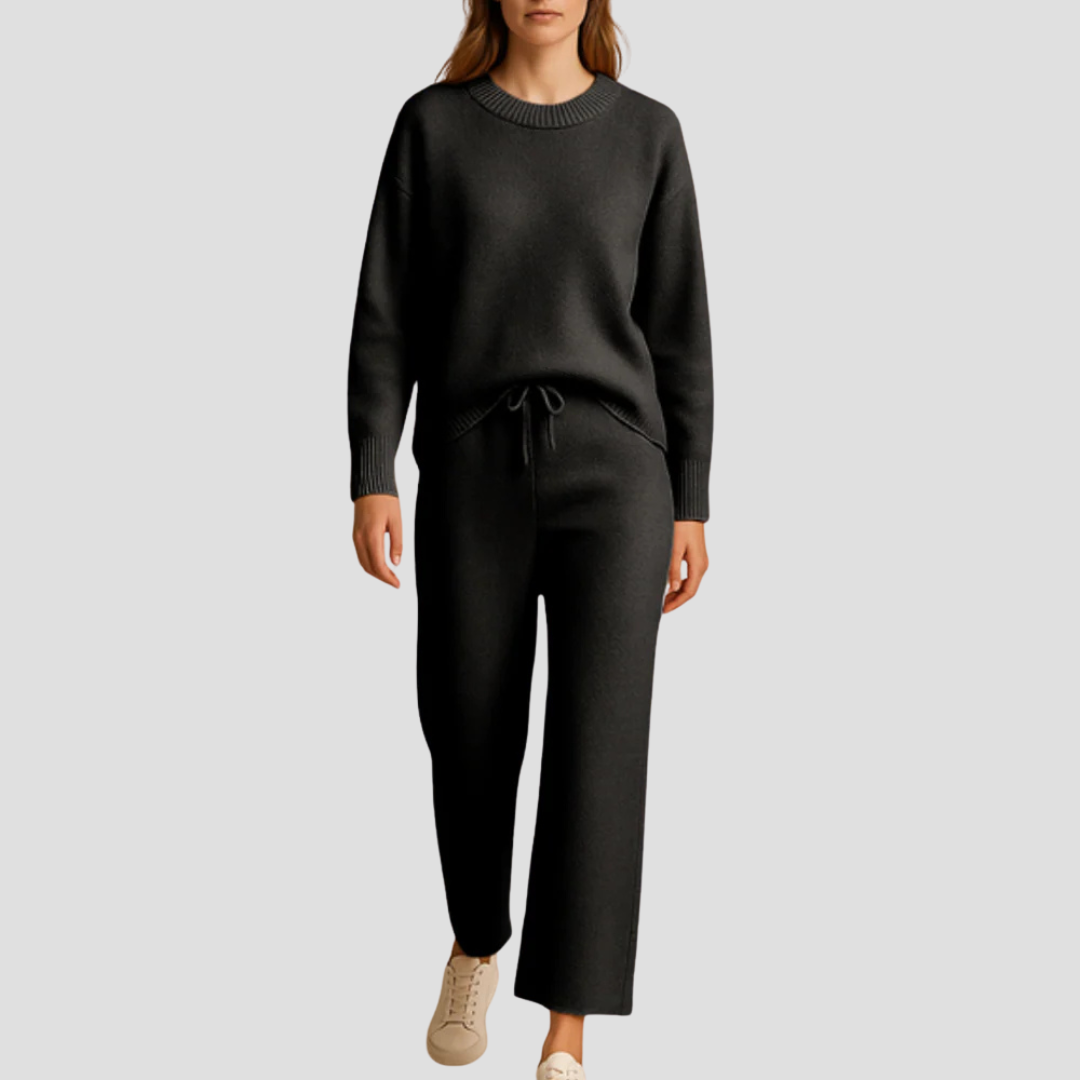 Sallie | Zachte Loungewear Set Dames - Tweedelig, Gebreide Stof, Comfy en Casual