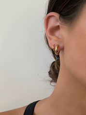 Juna | Statement Spiraal Oorbellen Dames - Stijlvol en Elegant